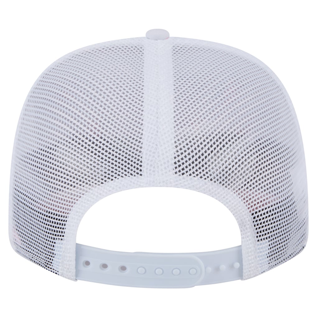  Miami Marlins New Era Flamingo Mesh Back 9SEVENTY Stretch-Snap Hat - White